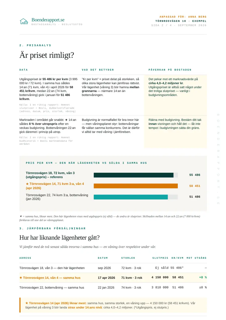Exempelrapport sida 2