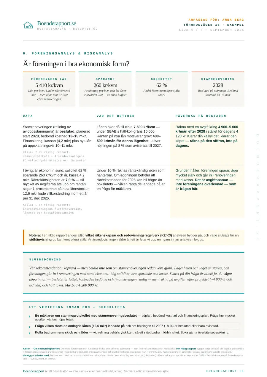 Exempelrapport sida 4